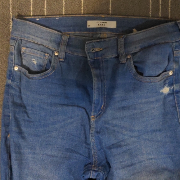 Dynamite Kate high waisted dark blue ripped jeans - Picture 3 of 3